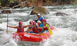 La Fortuna Water Adventure Combo: Canyoning + White Water Rafting in One Epic Day