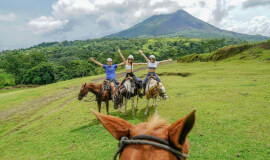 Horseback to the volcano