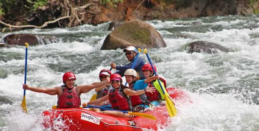 La Fortuna Water Adventure Combo: Canyoning + White Water Rafting in One Epic Day