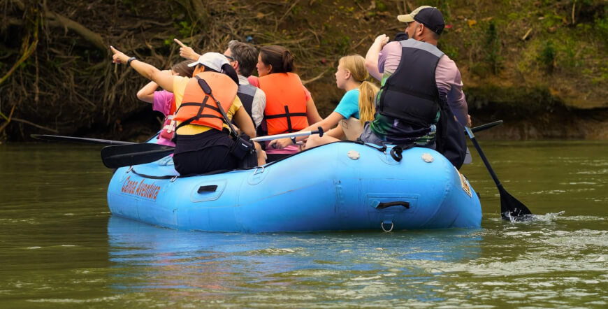 Safari Float on the Peñas Blancas River – Family Wildlife Tour in La Fortuna, Costa Rica