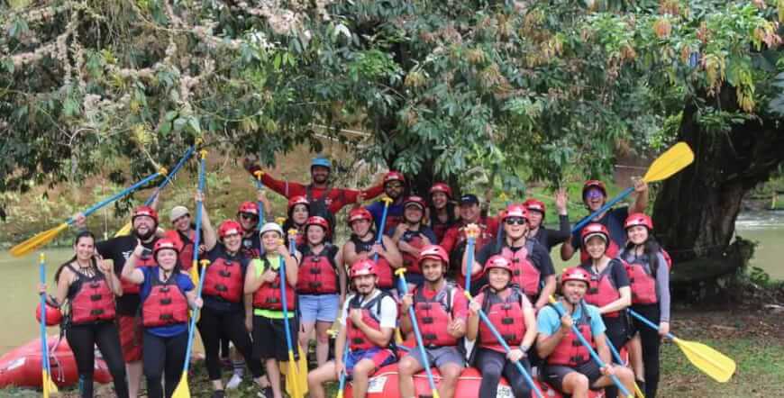 La Fortuna Water Adventure Combo: Canyoning + White Water Rafting in One Epic Day