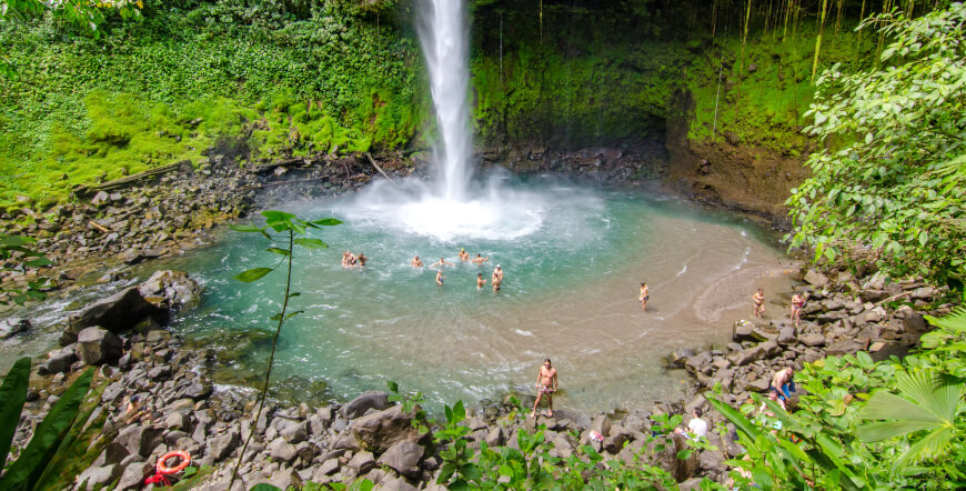 La Fortuna Waterfall Hike Guided Tour