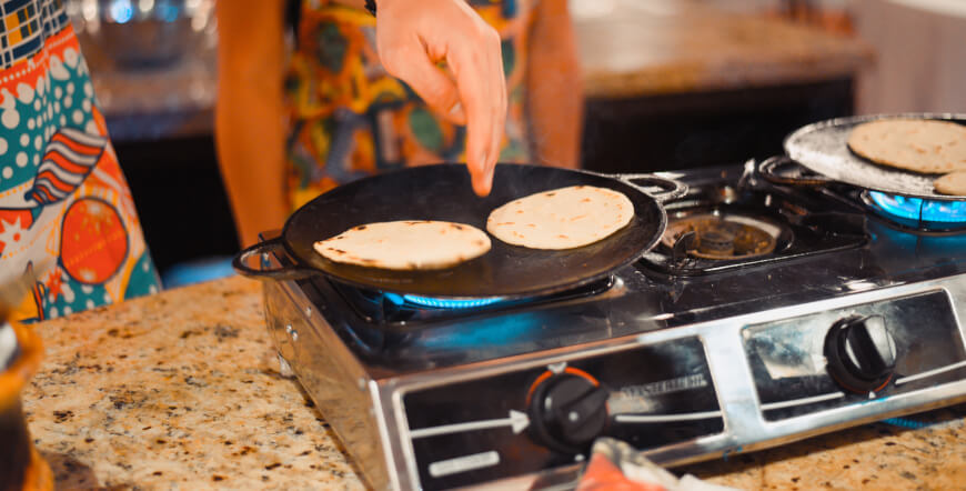 Cooking and Salsa Dance Lesson