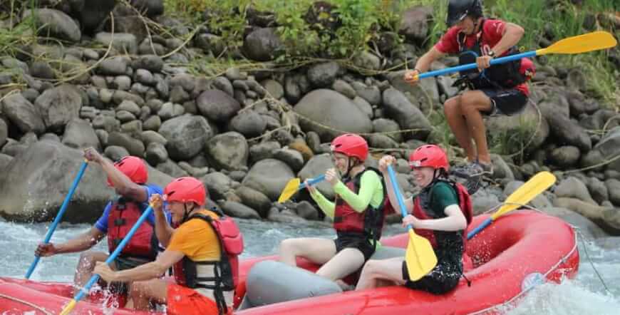 La Fortuna Water Adventure Combo: Canyoning + White Water Rafting in One Epic Day