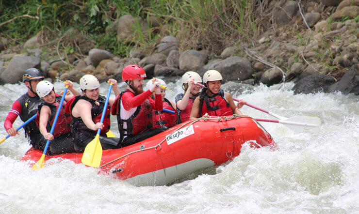 La Fortuna Water Adventure Combo: Canyoning + White Water Rafting in One Epic Day