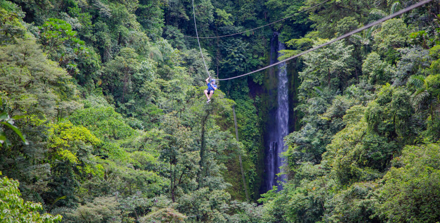 Zip line and Rafting II-III